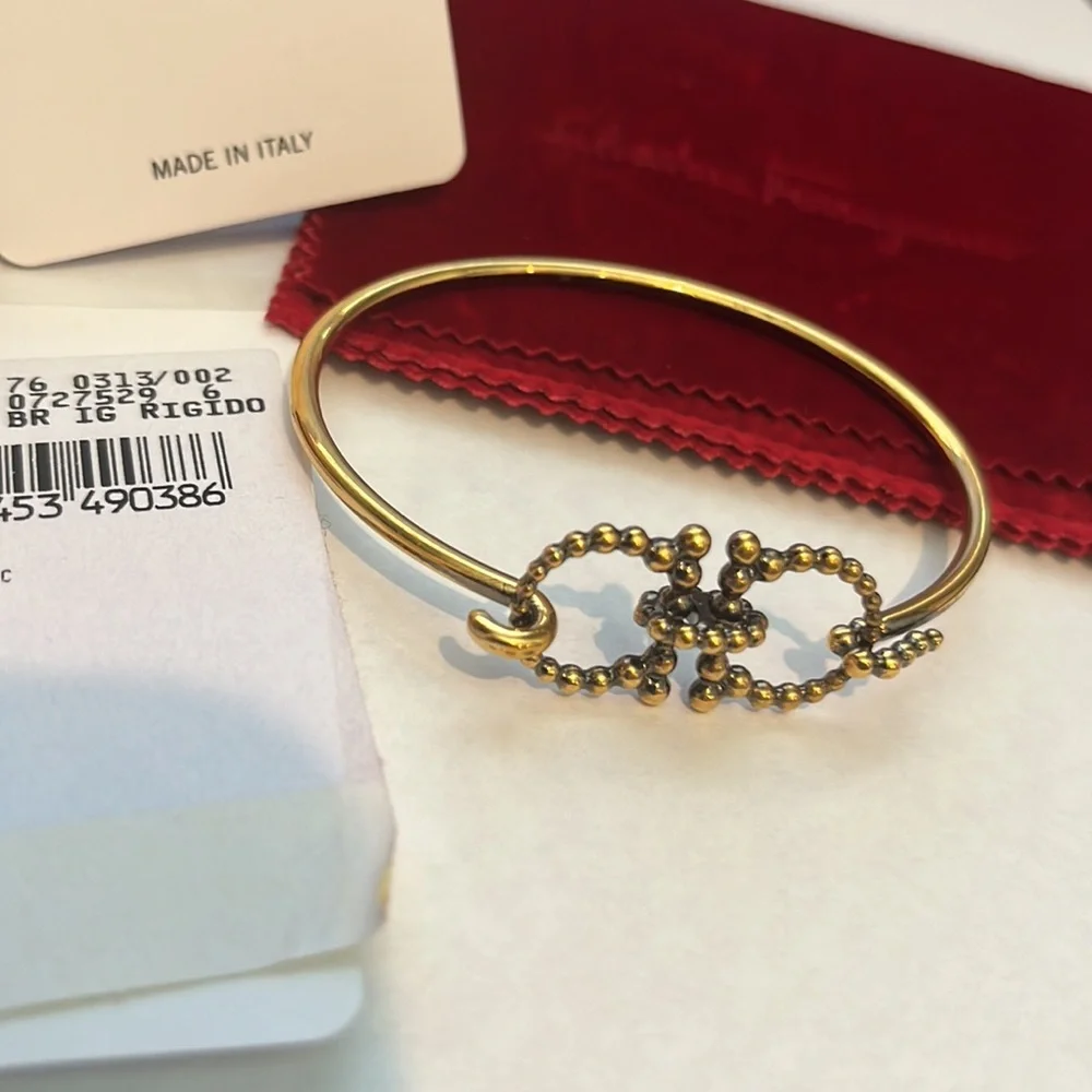 Salvatore Ferragamo Gold-Tone Bracelet - Picture 2 of 5